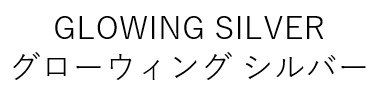 GLOWING SILVER グローウィングシルバー 商願2025-016300の商標見本