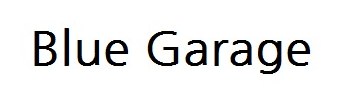 Blue Garage 商願2025-017228の商標見本