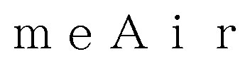 meAir 商願2025-018000の商標見本