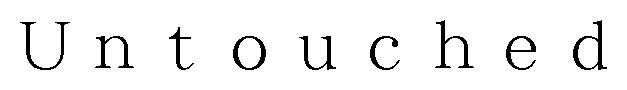 Untouched 商願2025-019306の商標見本