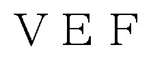 VEF 商願2025-020687の商標見本