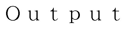 Output 商願2025-021947の商標見本