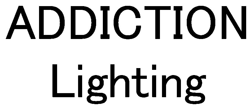 ADDICTION Lighting 商願2025-021955の商標見本