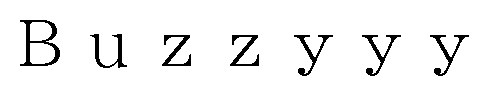 BUZZYYY 商願2025-022032の商標見本