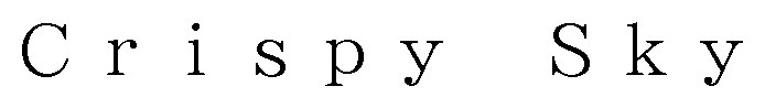 crispy Sky 商願2025-022035の商標見本