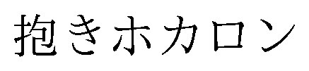 抱きホカロン 商願2025-022443の商標見本