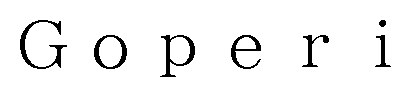Goperi 商願2025-024616の商標見本