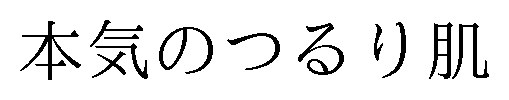 本気のつるり肌 商願2025-025039の商標見本
