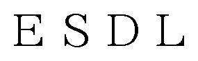 ESDL 商願2025-028131の商標見本