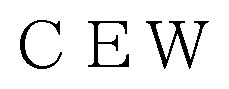 CEW 商願2025-028134の商標見本