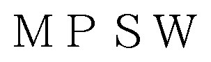 MPSW 商願2025-036042の商標見本