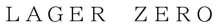LAGER ZERO 商願2025-038807の商標見本