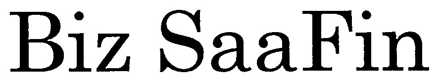 Biz SaaFin 商願2025-039141の商標見本