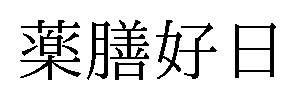 薬膳好日 商願2025-039643の商標見本