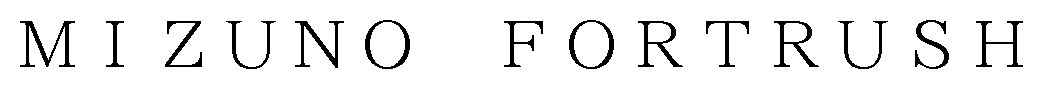 MIZUNO FORTRUSH 商願2025-040284の商標見本