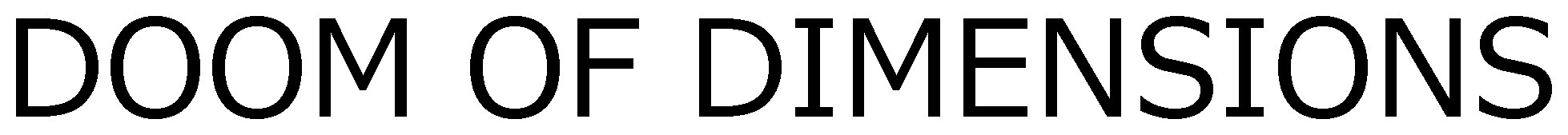 DOOM OF DIMENSIONS 商願2025-040942の商標見本
