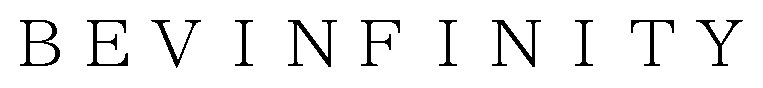 BEVINFINITY 商願2025-041240の商標見本