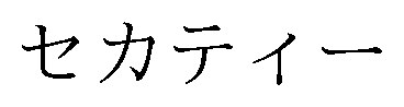 セカティー 商願2025-049189の商標見本