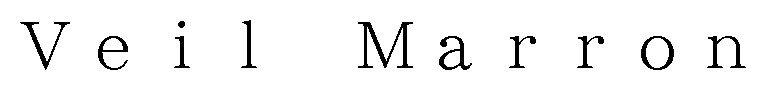 Veil Marron 商願2025-051840の商標見本