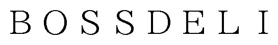 BOSSDELI 商願2025-052225の商標見本