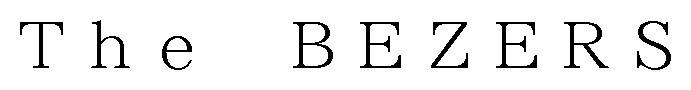 The BEZERS 商願2025-056588の商標見本