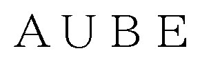 AUBE 商願2025-062009の商標見本