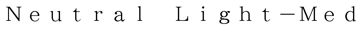 Neutral Light-Med 商願2025-063289の商標見本
