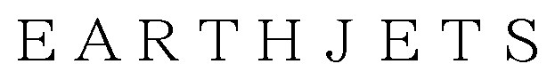 EARTHJETS 商願2025-064257の商標見本