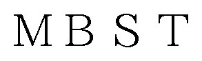 MBST 商願2025-067080の商標見本