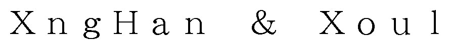 XngHan XOUI 商願2025-067829の商標見本