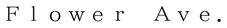 Flower Ave 商願2025-068286の商標見本