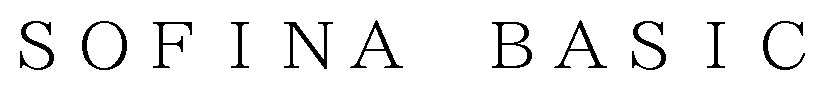 SOFINA BASIC 商願2025-069701の商標見本