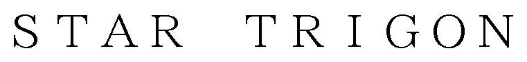 STAR TRIGON 商願2025-073443の商標見本