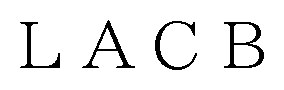 LACB 商願2025-074405の商標見本