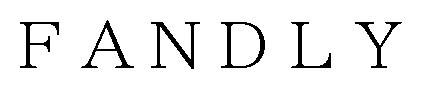 FANDLY 商願2025-076280の商標見本