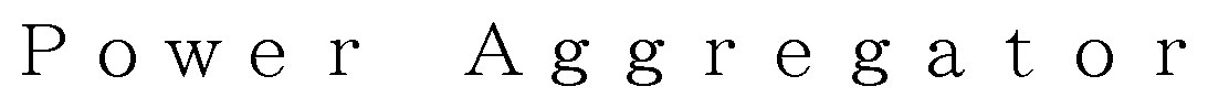 Power Aggregator 商願2025-078724の商標見本