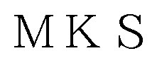 MKS 商願2025-078773の商標見本