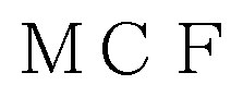 MCF 商願2025-078782の商標見本