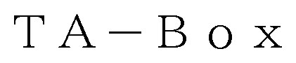 TA-BOx 商願2025-081974の商標見本