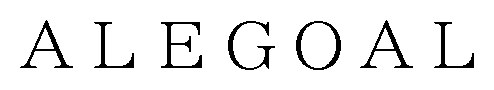 ALEGOAL 商願2025-086675の商標見本