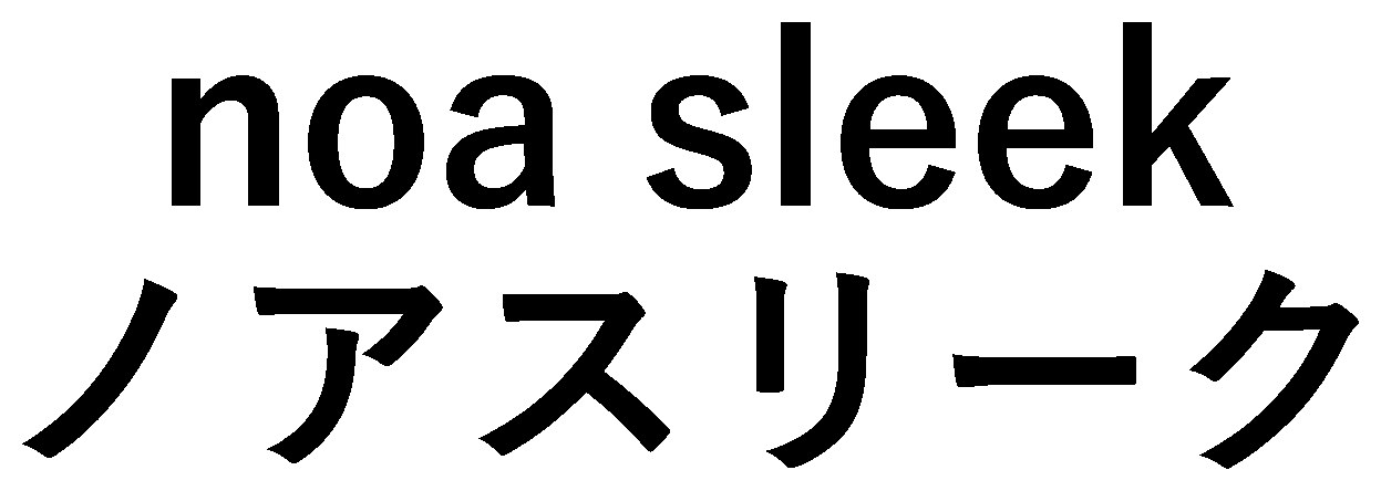 noa sleek ノアスリーク 商願2025-086991の商標見本