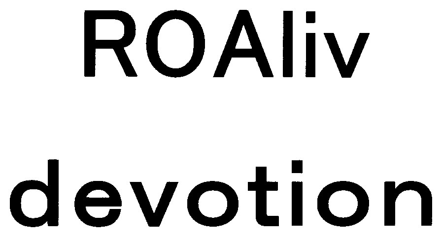 ROAliv devotion 商願2025-088386の商標見本