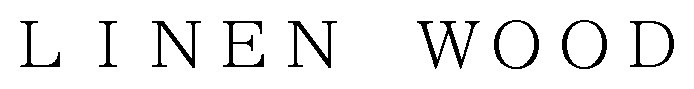LINEN WOOD 商願2025-092466の商標見本