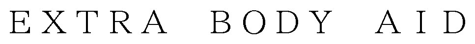 EXTRA BODY AID 商願2025-093973の商標見本