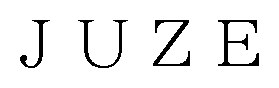 JUZE 商願2025-094402の商標見本