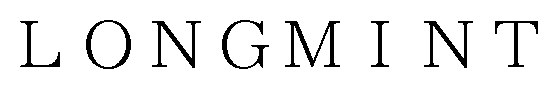 LONGMINT 商願2025-094828の商標見本