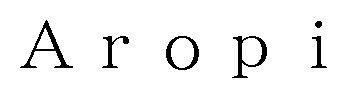 Aropi 商願2025-096671の商標見本