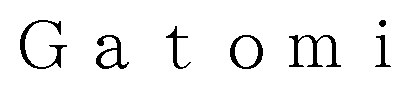Gatomi 商願2025-096688の商標見本