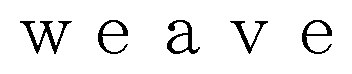 weave 商願2025-098156の商標見本