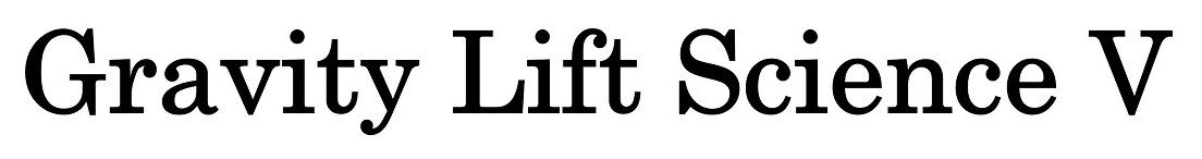 Gravity Lift Science V 商願2025-098610の商標見本